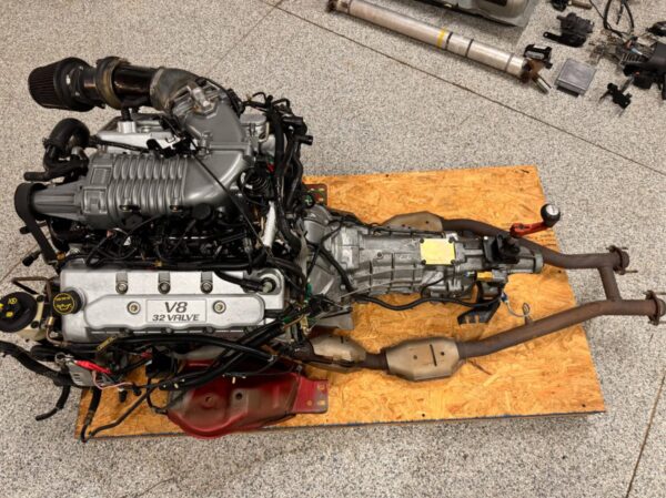 Cobra SVT Supercharged 4.6 DOHC Engine Drivetrain T 56 Transmission - Image 2