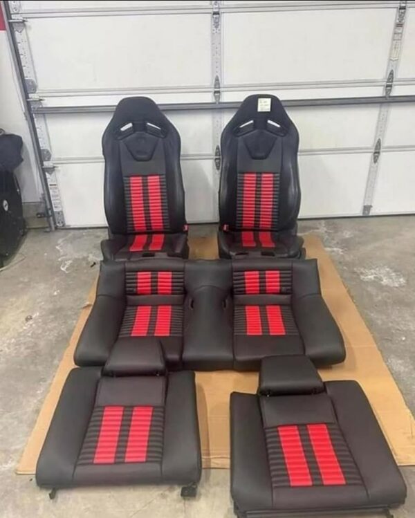 GT500 Red Stripe Recaro Seats fronts and rears.